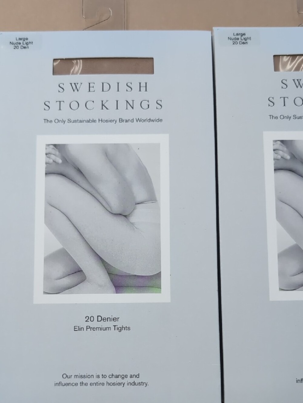 Women's Size Large Nude Stockings And Nude Shaping Shorts - Picture 2 of 3